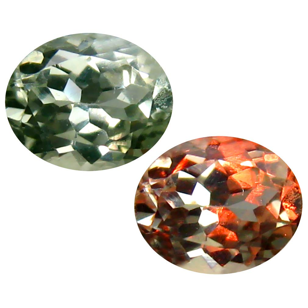 0.42 ct OVAL SHAPE (5 x 4 mm) 100% NATURAL (UN-HEATED) COLOR CHANGE ALEXANDRITE LOOSE GEMSTONE