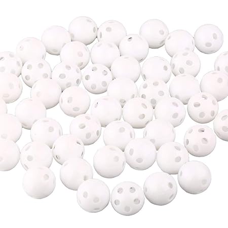 MEJOSER 50 pcs Rasselkugeln 24MM zum Einnähen in in Kuscheltiere Quietscher Rasseln Füllmaterial Spielzeug Squeakers Noisemak