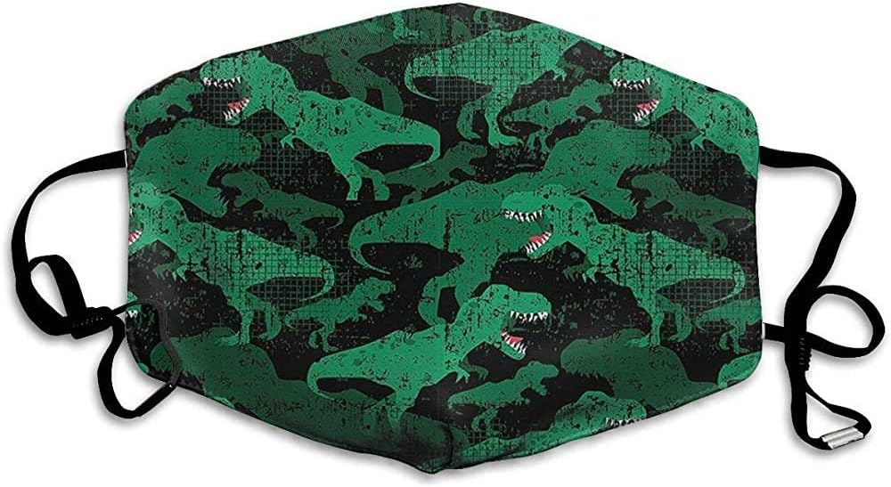 T-rex Dinosaur - Jurassic Boys Kids Reusable Mouth Mask Fashion Anti Dust Face Masks