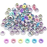 FoRapid 3mm/1/8" Quicklet Eyelets-Scrapbooking/Birthday Wedding Baby Greeting Holiday Card/Paper Craft/Luggage Cruise Tag/DIY