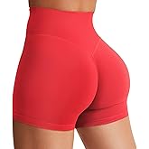 YEOREO Women's Biker Shorts 3.6" /4.5" / 6" Workout Gym Shorts Craze High Waist Tummy Control Hidden Scrunch Running Yoga