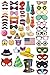 MOT Global Photo Booth Props - 58 Pieces Party Photo Props Kits with Emoji for Wedding Birthdays Reunions