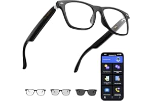 AI Translation Smart Glasses with Chat GPT for Men and Women, Bluetooth Sunglasses with Translator 164 Languages and Color-Change Lens, Music Playback &amp; Hands-Free Calls, UV &amp; Blue Light Protection4.1 out of 5 stars 109$45.99