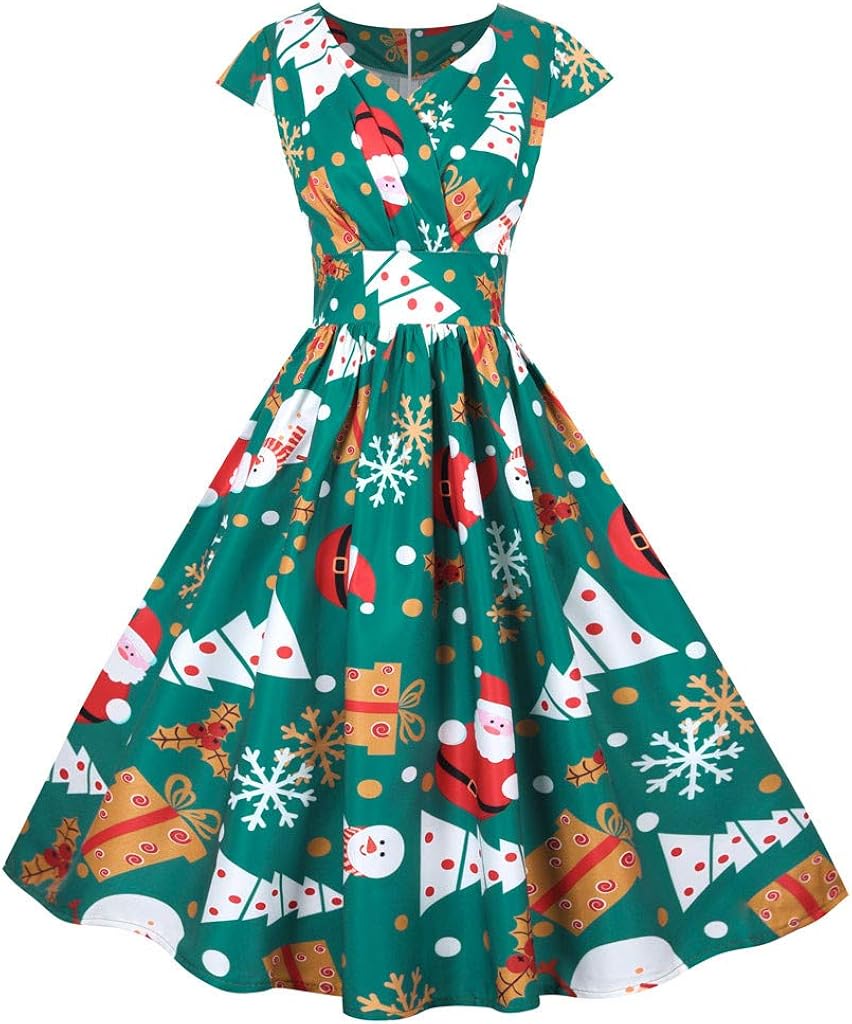 1950s holiday dress