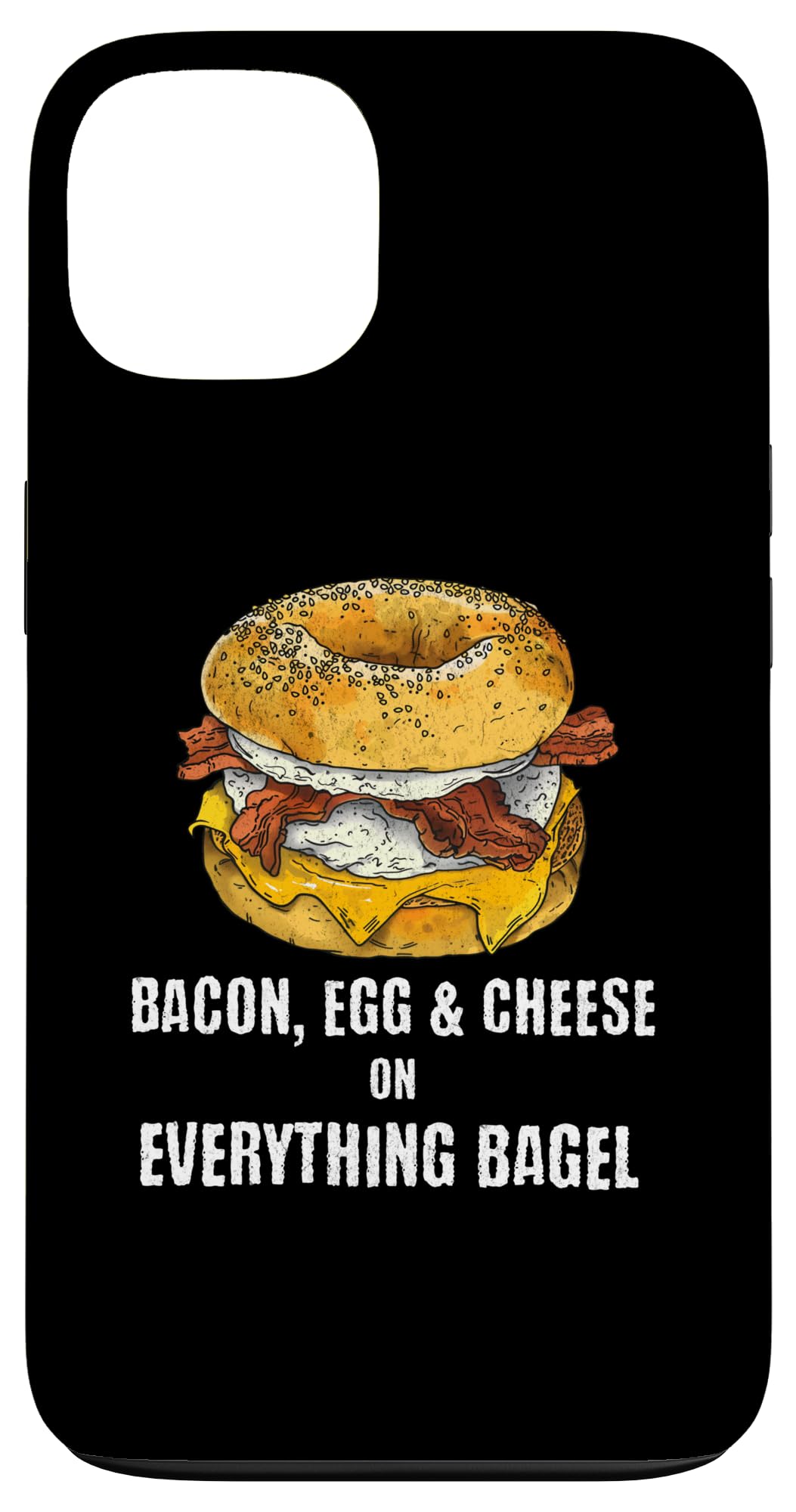Bacon, egg and Cheese on Everything Bagel Case for iPhone 13