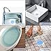 MBSSHI Multi-function Shower Drain Stopper and Hair Catcher of 3 Colors, Silicone Bathtub Drain Cover and Strainer Protector for Floor, Laundry, Kitchen and Bathroom 4 Inches (3Pack)