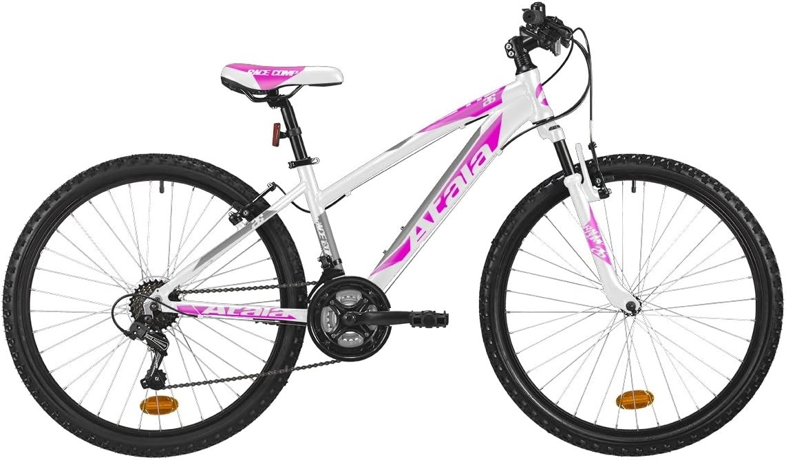 Atala Mountain Bike da Donna Race Comp 26", Colore Bianco/Fuxia