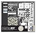 me & my BIG ideas Scrapbooking Box Kit, Black and White, Neutral Memories, 12-Inch by 12-Inch