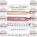 10-Pack of Hair Tie Cards - Bachelorette Party and Wedding Shower Proposal Gifts for Bridesmaids, Team Bride, Bride Tribe (Blush & Gold (Tribe))