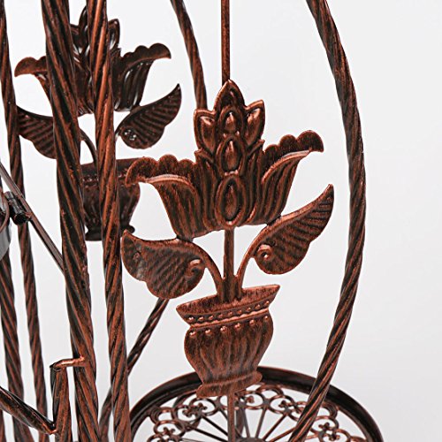 YP 3 Tier Indoor Outdoor Herb Flower Plant Planter 3 Pots Pot Flower Stand Stands with Modern S Style for decorate your balcony, sitting room, porch, office, coffee shop, restaurant, hotel and more