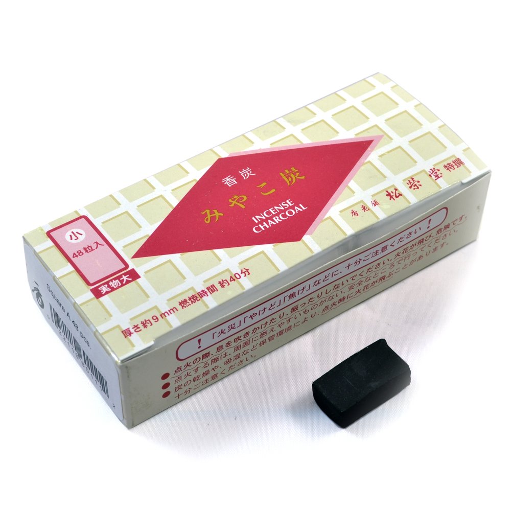 48 Pieces of Charcoal for Incense Chips & Granules by Shoyeido