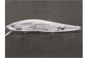 wLure 10 Blank Unpainted Minnow Crankbait Topwater Lipless Jerkbait Fishing Lures