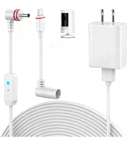 Amazon.com : 30ft Power Adapter Compatible with Ring Stick Up Cam