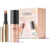 ICONIC LONDON Makeup Set for Natural Glow and Radiant Highlight, Perfect for Stocking Stuffers, Travel-Friendly, Cruelty-Free, Vegan Makeup