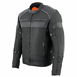 Milwaukee Leather MPM1735 Men's Black Textile