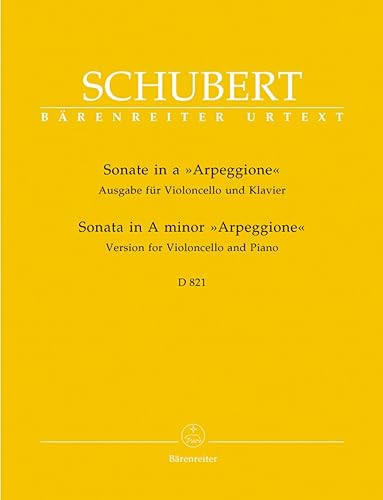 Download Sonate Arpeggione D821 la mineur --- Violoncelle/Piano PDF