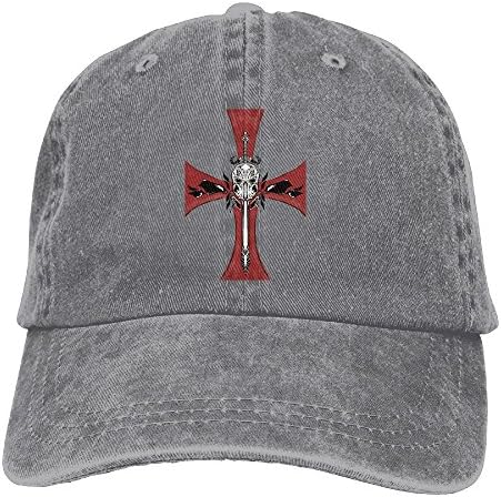 Ool Crusader Cross Unisex Sport Adjustable Structured Baseball Cowboy Hat