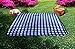 All Purpose Picnic Blanket - Soft Plush Outdoor, Beach, Travel, Camping Fleece Throw Blanket 50x60 Inches (Blue Plaid)