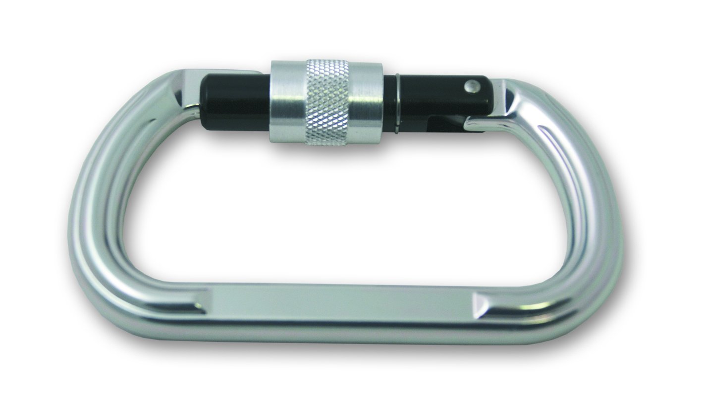 Chapuis 915ag Latch Safety Screws Anodized Carabiner Workload Indicative Grey 110 mm/Diameter 11 mm