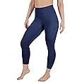 90 Degree By Reflex Womens High Waisted Capri Legging Side Pocket Squat Proof Gym Workout Yoga Pant
