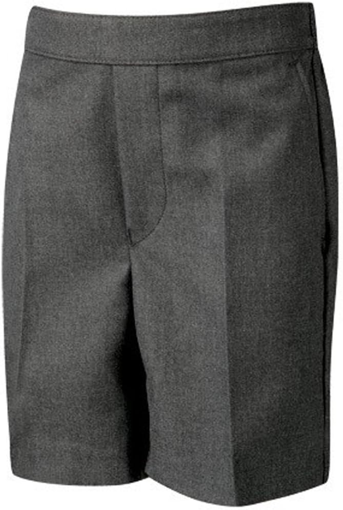 School Uniform Childrens Half Elasticated Flat Front Pull Up Shorts Schoolgear