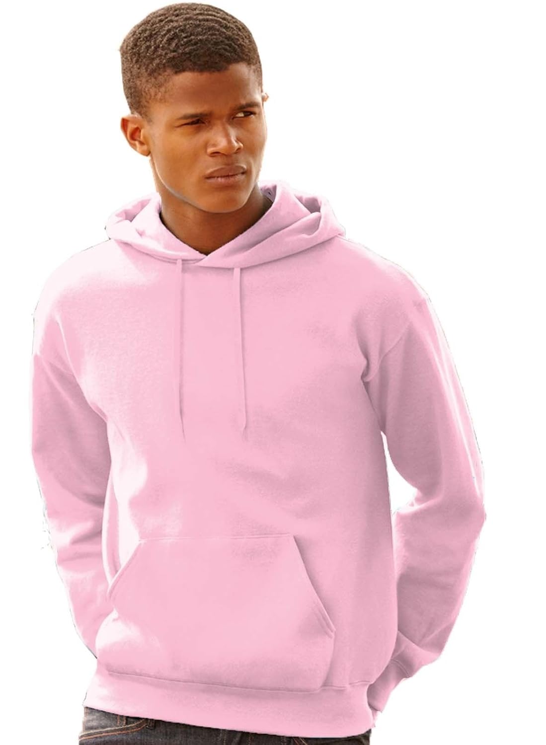 Taglia L Felpa Con Cappuccio E Tasche Uomo Fruit Of The Loom Maglia Tuta  Cotone Felpata Colore Rosa Uomo Abbigliamento sportivo berjaya.edu.my