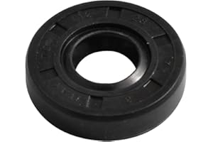 uxcell Oil Seal, TC 12mm x 28mm x 7mm Nitrile Rubber Cover Double Lip with Spring for Mechanical Motive Axle Shaft, Black Pack of 1