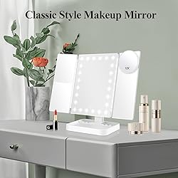 HUONUL Rechargeable Makeup Mirror with 3 Color