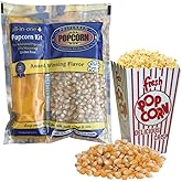 8oz Preferred Popcorn All in One Pack Popcorn | Premeasured Theatre Quality Kernels for Kettle Popcorn Machines. 24 Individua