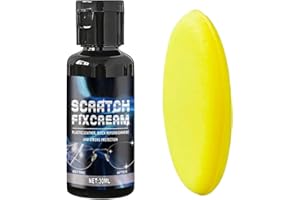 Eyeglass Scratch Repair,Lens Scratch Remover,Liquid Cleaner Polishing,Glasses Fixer With Sponge-30g