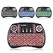 EARME iPazzport Wireless Mini Keyboard,RGB 3 Color 2.4GHZ Mini Keyboard Backlit with Touchpad and Mouse Remote Control for PS3,PC, Xbox 360, Android TV Box, Smart TV KP-21S
