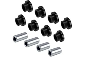 LisylineAuto For Polaris Front Shock Bushing Sleeve Kit Upper and Lower Rear Shock Bushings for Polaris ATV Replacement 7041960 7041773 7041817 7042078 7041956 7043341 7043391