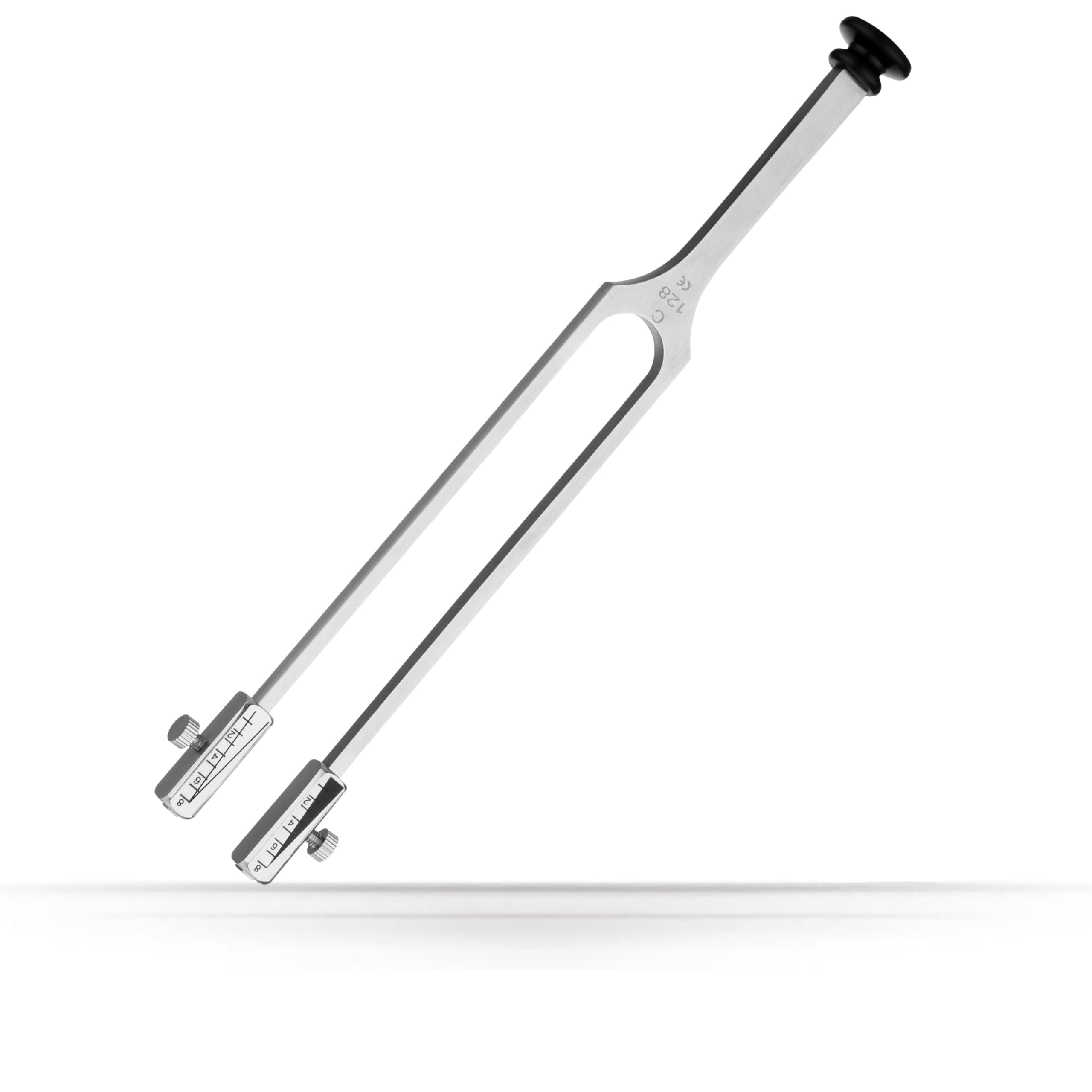 ADAKAT Rydel-Seiffer Tuning Fork Removable Damper C128/64 Hz Scales Engraved