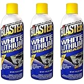 B&rsquo;laster White Lithium Grease Spray &ndash; High-Performance Lithium Grease Spray &ndash; Helps Protect Against Moisture &amp; Oxidation - Reduces Friction &amp; Leaves a Durable Lubricating Layer &ndash; 11oz (Case of 3)
