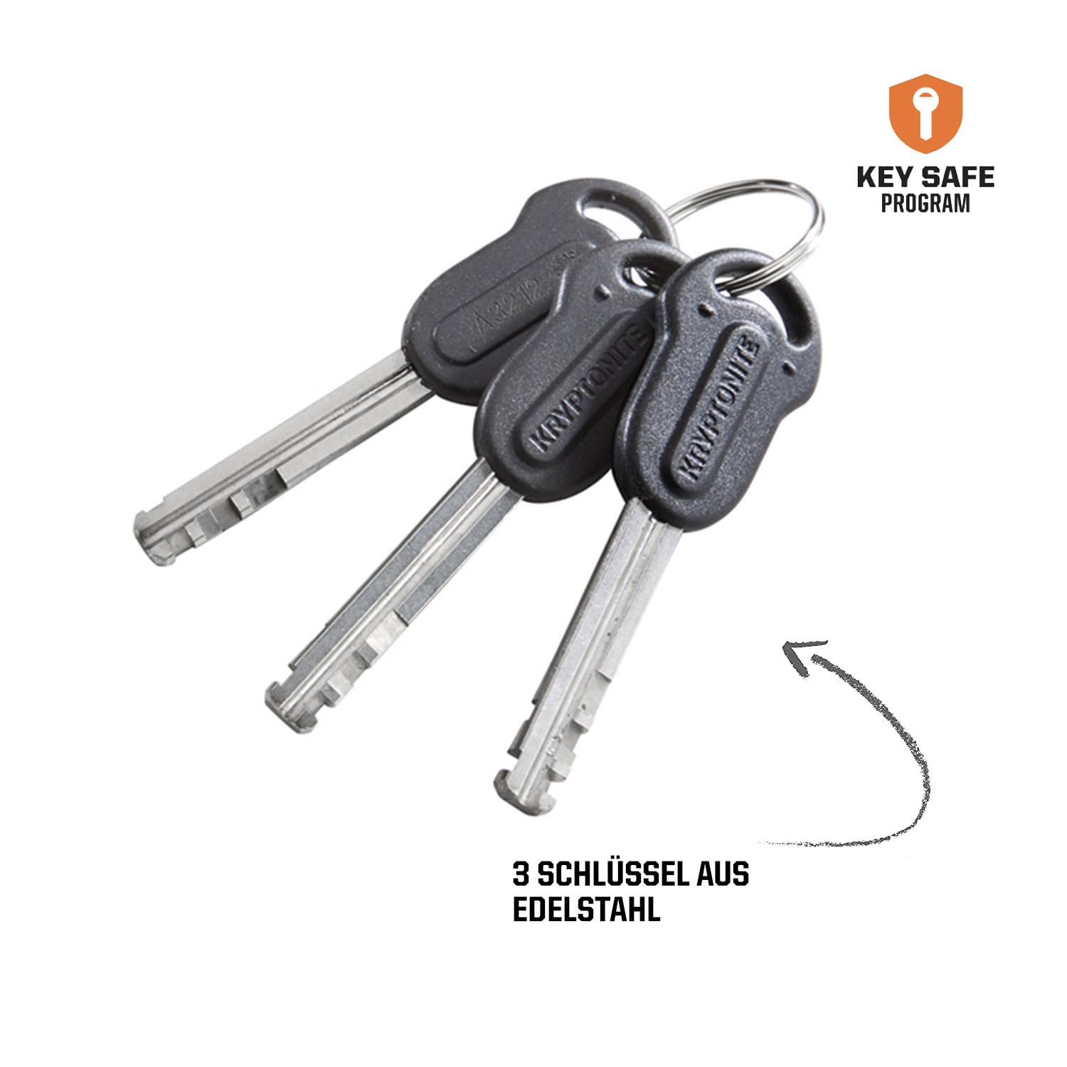 Kryptonite New York Standard Bügelschloss - Sicherheitsgrad 9/10, Anti-Diebstahl Fahrradschloss Hohe Sicherheit mit Transporthalterung und 3 Schlüsseln - 10,2 cm x 20,3 cm 4