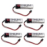 WELLVEUS 5Pcs ER6V/3.6V Compatible with Toshiba