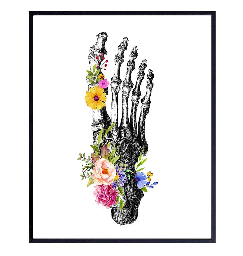 Human Foot Anatomy Medical Wall Art for Doctor Office