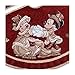 Disney Park Mickey Minnie Mouse Victorian Tapestry Christmas Holiday Tree Skirt