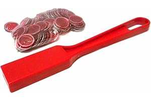 SMALLTOYS Bingo Magnetic Wand with 100 Chips - Red