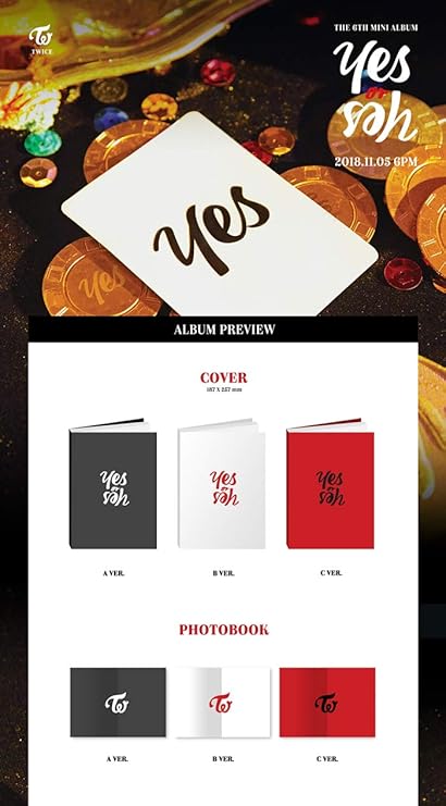 Twice Yes Or Yes 6th Mini Album Random Cd Photobook 5p Photocard 1p Yes Or Yes Card Tracking Number K Pop Sealed Amazon Co Uk Cds Vinyl Twice Yes Or Yes 6th Mini Album Random Cd Photobook 5p Photocard 1p Yes Or Yes Card Tracking Number K Pop Sealed Amazon Co Uk Cds Vinyl