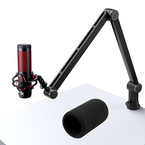 SUNMON HyperX QuadCast Boom Arm Upgraded Heavy Duty Mic Arm with