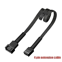 12" PWM Fan Extension Cable, 4-Pin PC Cable