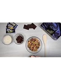 Barras de chocolate oscuro de Edge Keto, tamaño de aperitivo, 24 barras de 0.35 oz envueltas individualmente, sin azúcar, bajo en carbohidratos, veganas, totalmente naturales y sin ingredientes de OMG.