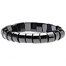 JOVIVI Set of 2 Metal Magnetic Hematite Therapy Healing Bracelets for Men and Women