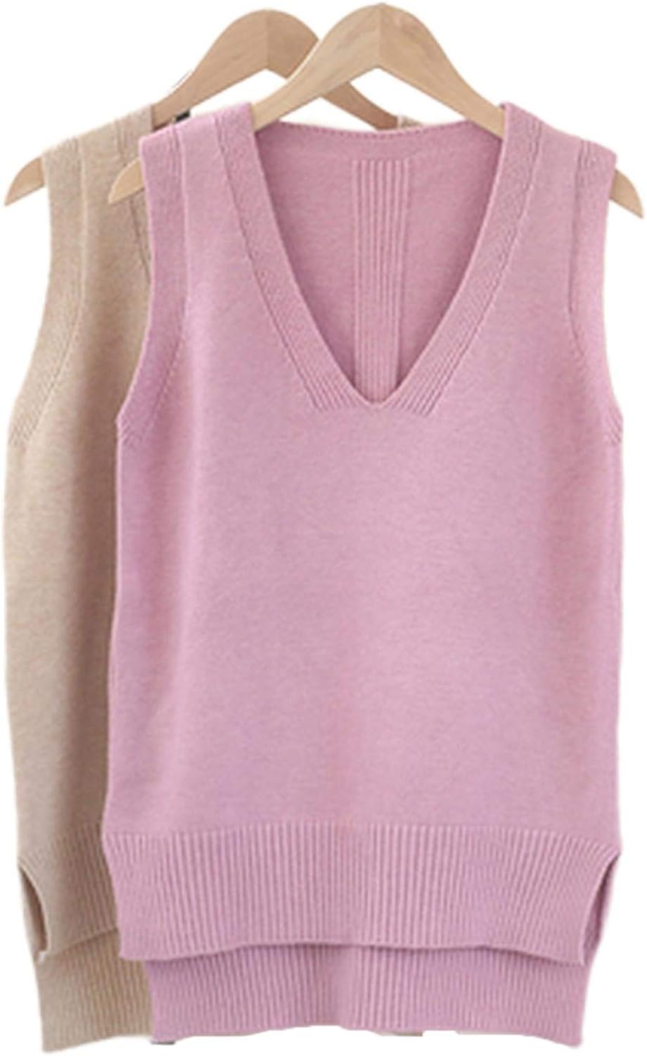 Blouses Multi Colors Knitted Vest Women Casual VNeck Sleeveless