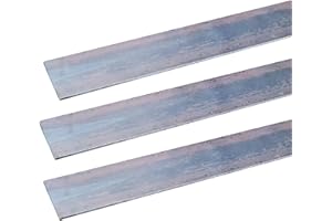 YLJNGUS 3 Pack 5160 Steel for Knife Making - 12"x1.5"x1/8" Hot Rolled 5160 Steel Flat Stock & Forging Steels High Carbon Knife Blanks for Knife Making DIY