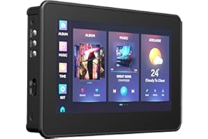 UeeKKoo ESP32-S3 Development Board with 4.3inch Touch Screen IPS Display 800x480 Resolution, 32-Bit LX7 Dual-Core Processor Support CAN RS485 I2C Interface, 2.4 G H z W-i-F-i/Blue-Too-th 5, with Case