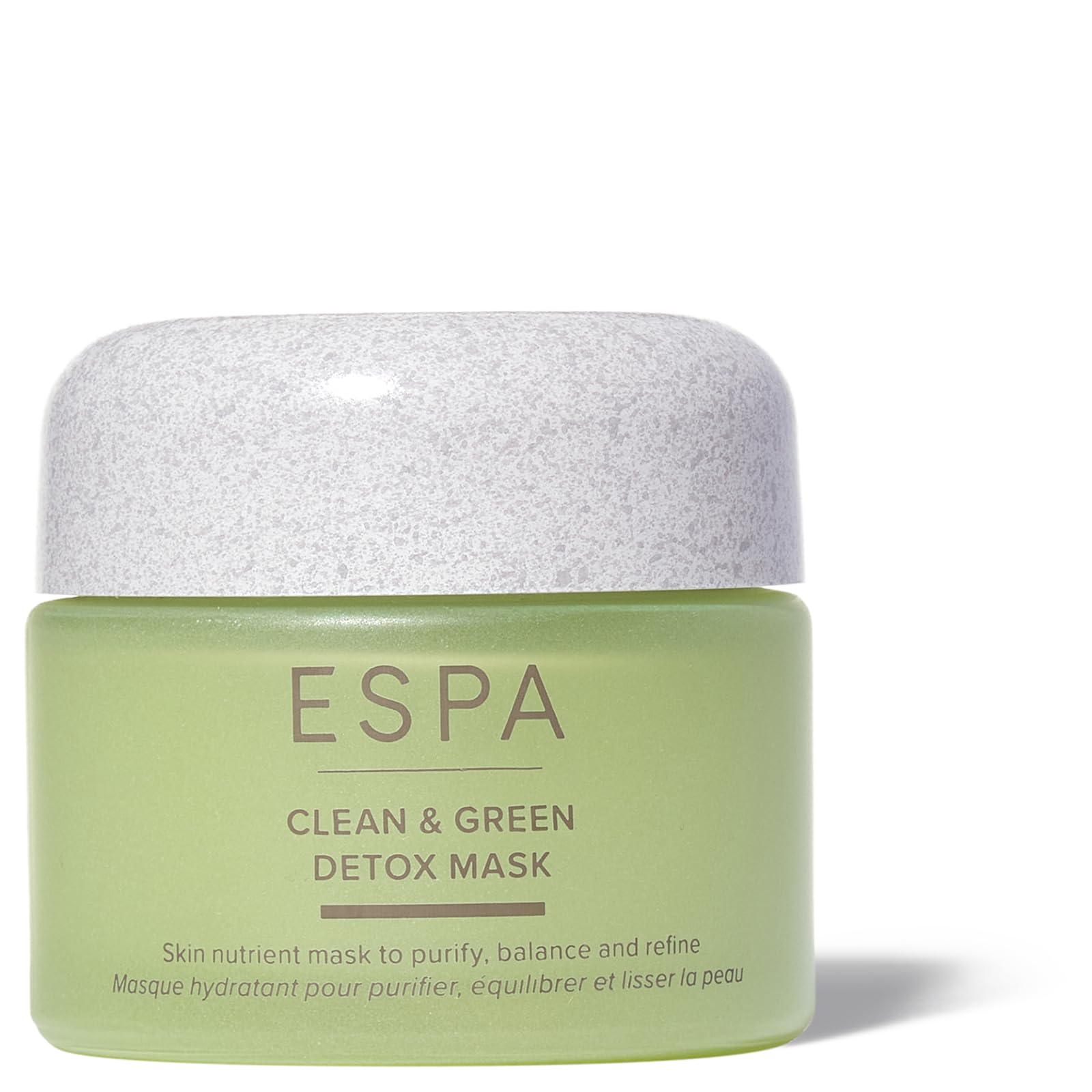ESPA | Clean & Green Detox Mask | 55ml | Clay Mask for Cleansing, Balancing, Pore Refining, Skin Texture & Radiance | Broccoli Seed, Spinach, Kale & Spirulina | Menopause Friendly