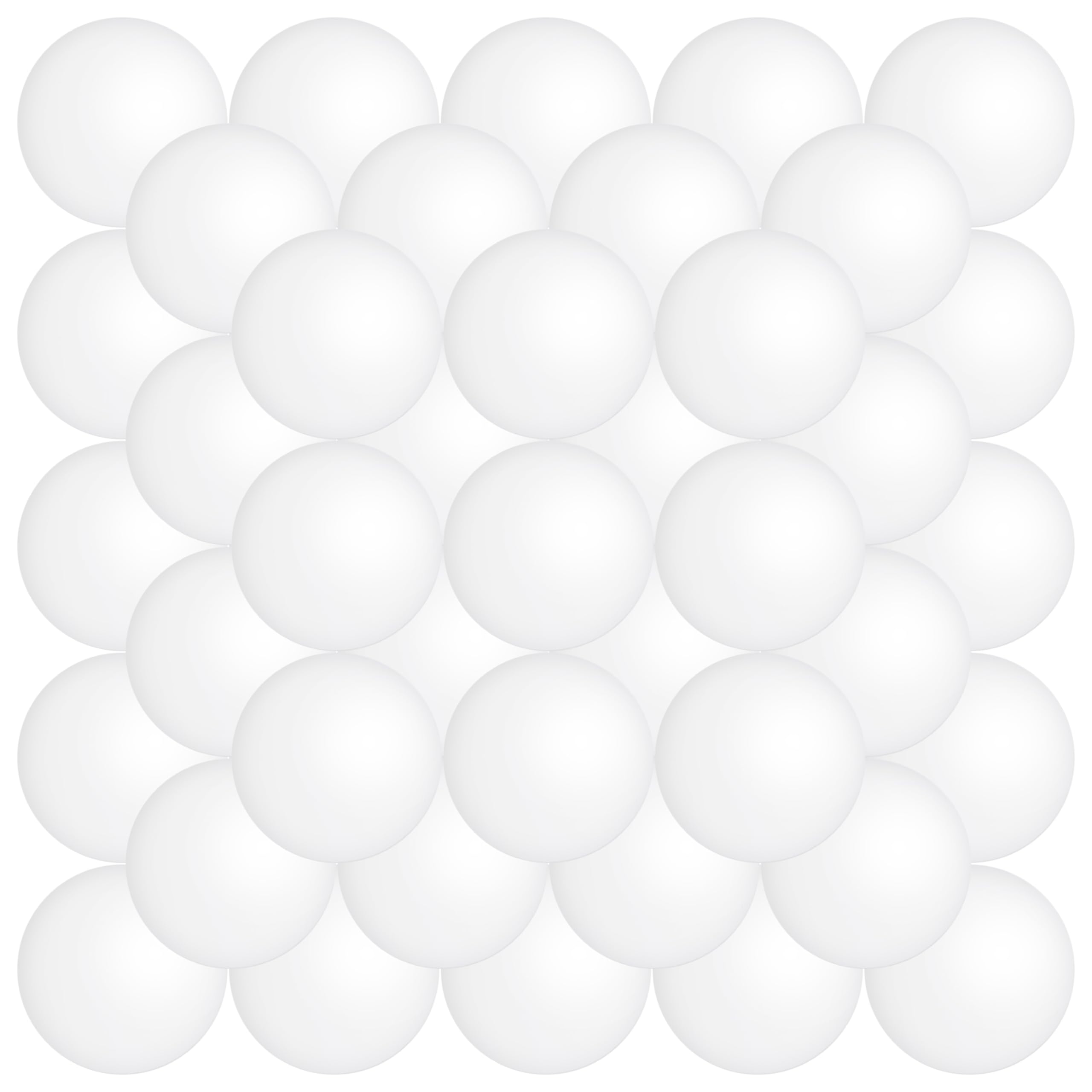 THE TWIDDLERS 50 White Ping Pong Balls for Beer Pong, Table Tennis Balls, Party Games, Arts & Crafts, Cats Bulk Pack