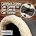 3 Way Cat Tunnel, Interactive Play Cat Tube Toy with Crinkle Sound- Best Cat Tunnels for Indoor Cats - Fun Kitty Tunnel For Hiding - Pet Friendly Cat Tunnel Toys, Collapsible Cat Toy Tunnel - Rabbit T